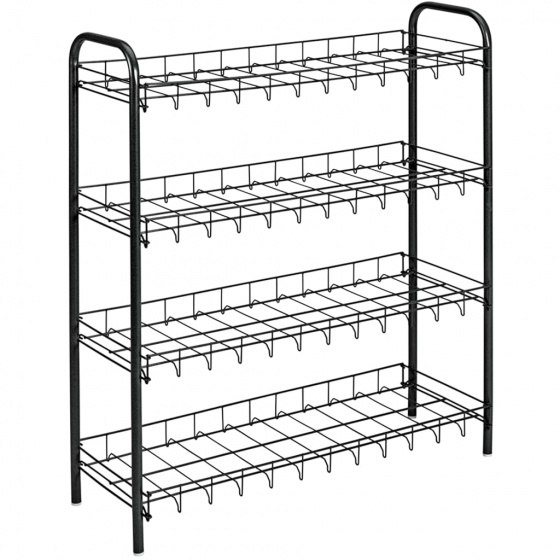 Metaltex botník Botník 4 kovový 64 x 80 cm čierny