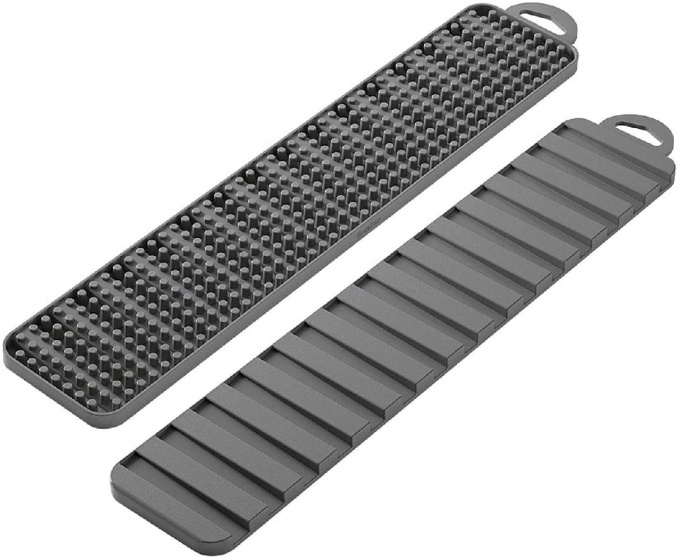 Metaltex drenážna rohož Gravity Slim 2-stranná 40 x 8 cm šedá