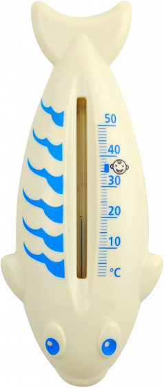bath thermometer fish 16 cm cream
