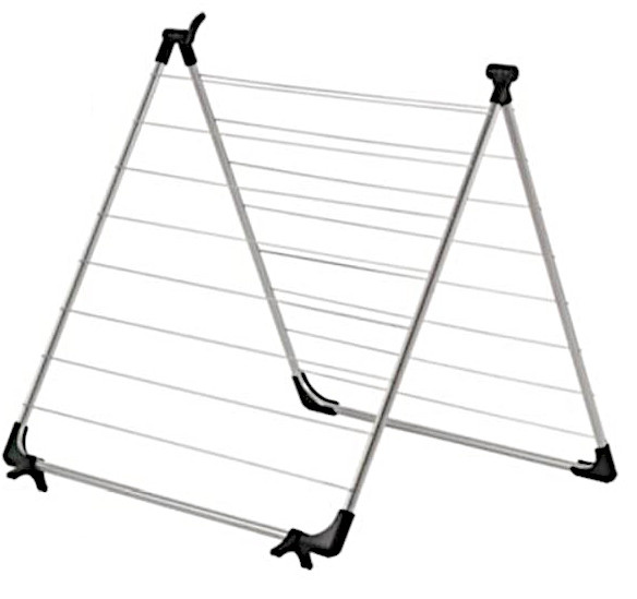 Metaltex sušiak Cervino Plus 135 x 65 x 2 cm 10 metrov strieborný