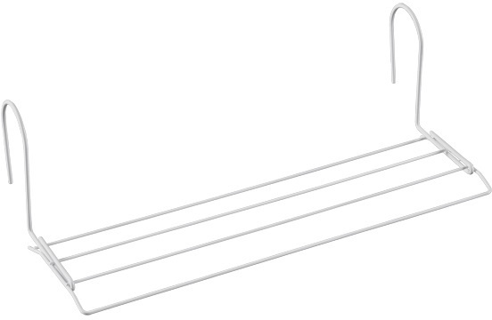 Metaltex sušiak Iseo 58 x 17 cm 2 metre oceľová biela