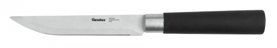 Metaltex kuchynský nôž Asia 24 cm nerez/polypropylén čierny/strieborný