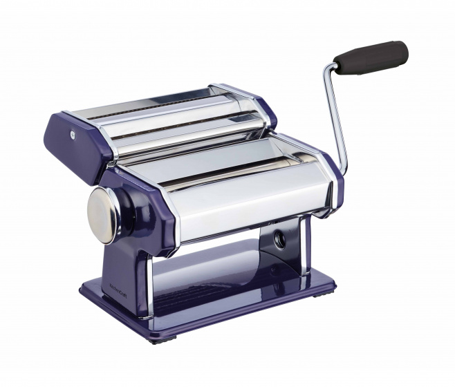 KitchenCraft strojček na cestoviny 34 x 25 cm nerez modrý/strieborný 2-diel