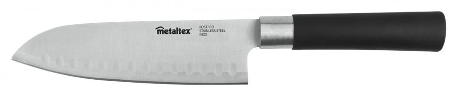 Metaltex santokumes Asia 30 cm nerez/polypropylén čierna/strieborná