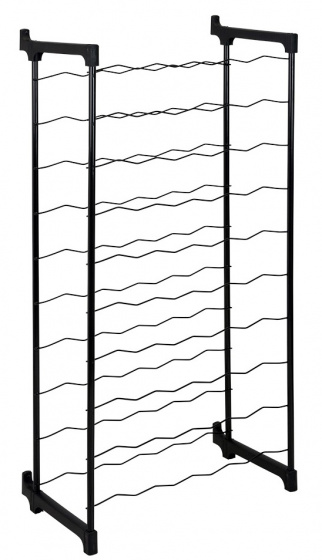 Metaltex stojan na víno Barbera unisex 50 x 26 x 108 cm čierny