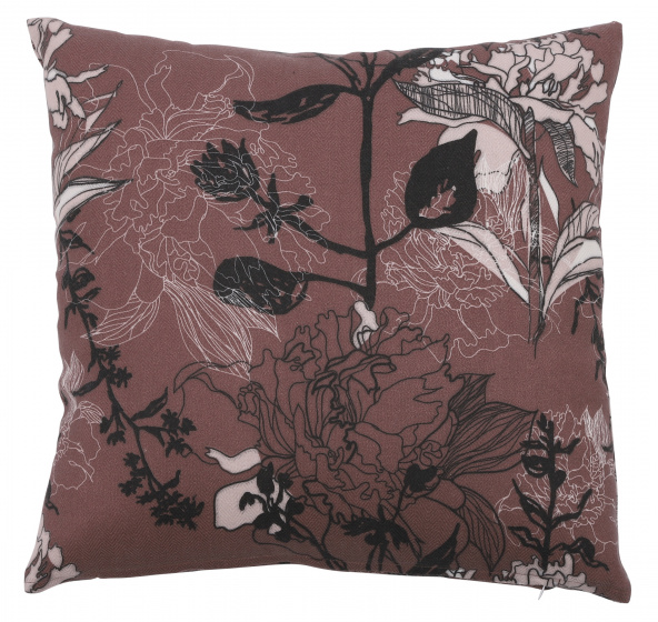 Mica Decorations dekoračný vankúšik Floria 45 x 45 cm hnedý