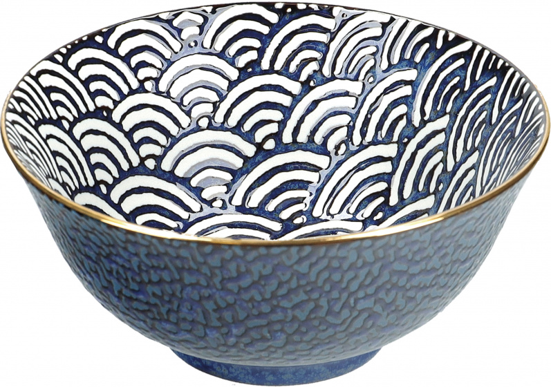 Mikasa miska na ryžu Satori 16 cm porcelánová modrá