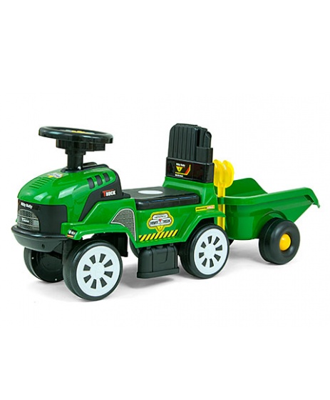 Milly Mally rolly plus loopwagen groen