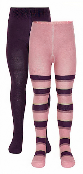 Minymo leggings meisjes katoen roze/paars 2 stuks mt 104 110 Minymo leggings meisjes katoen roze/paars 2 stuks mt 104 110
