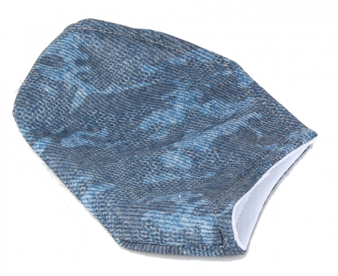 mouth cap Light removable filter unisex light blue