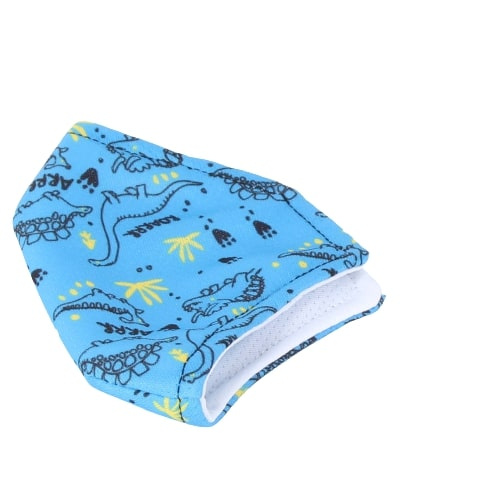 mouth cap Printed Light removable filter light blue
