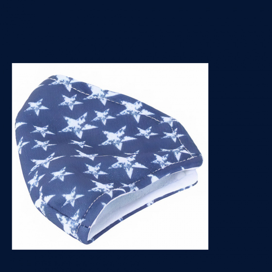 mouth cap Printed Light removable filter unisex blue