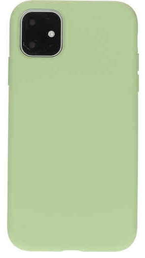 Mobiparts telefoonhoes iphone 11 siliconen pistache groen