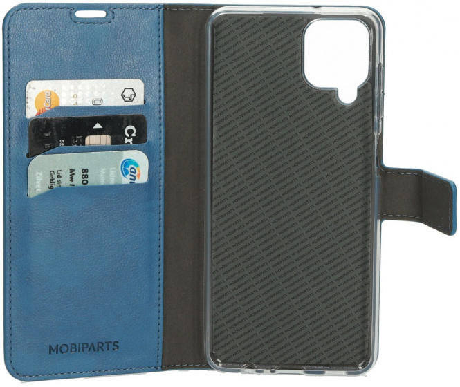 Mobiparts phone case C Wallet Samsung Galaxy A12 blue