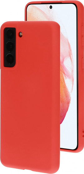 mobile phone case Samsung Galaxy S21 silicon red
