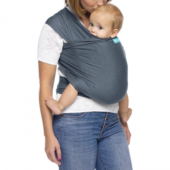 Moby Evolution Wrap draagdoek blauw Moby Evolution Wrap draagdoek blauw