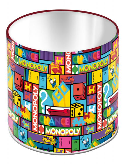 Diakakis pennenbakje monopoly junior 10 x 11 cm staal