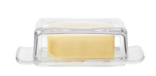 Montana miska na maslo 18,5 x 10,5 cm sklo transparentné 2-diel