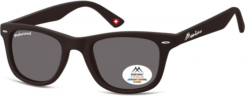 Montana Unisex slnečné okuliare by SGB čierne (MP41)