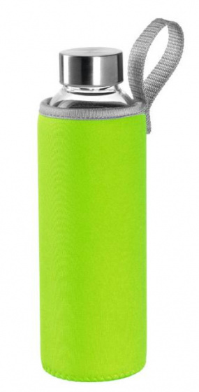 Montana fľaša na pitie 500 ml sklenená zelená/priehľadná