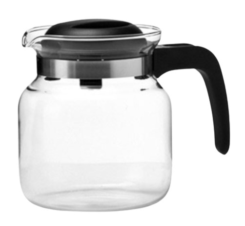 Montana čajník Obsah 1 liter sklo priehľadné/čierne