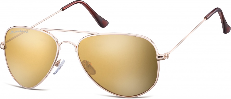 Montana unisex slnečné okuliare Aviator zlaté (MS94G)