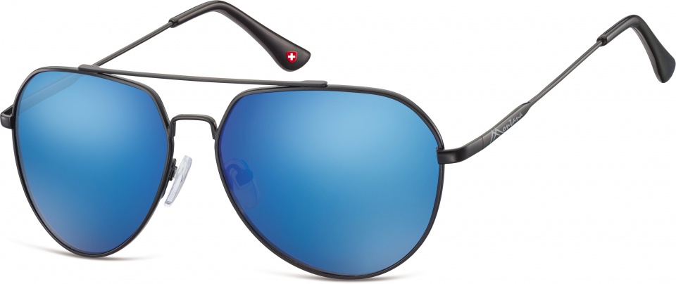 Montana unisex slnečné okuliare Aviator black (MS90B)