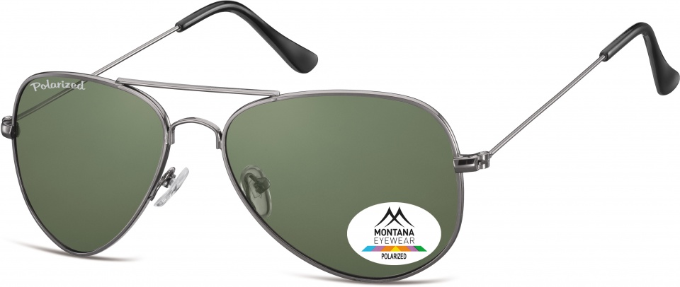 Montana unisex slnečné okuliare Aviator silver (MP94C)