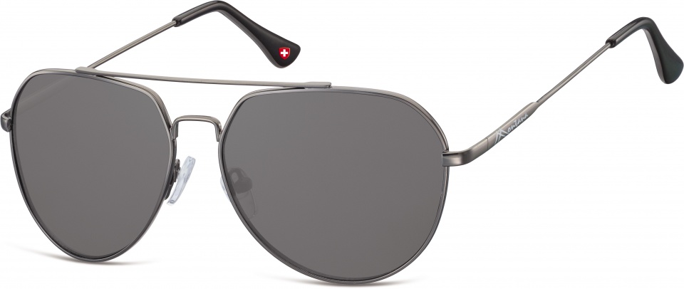 Montana unisex slnečné okuliare Aviator silver (S90)