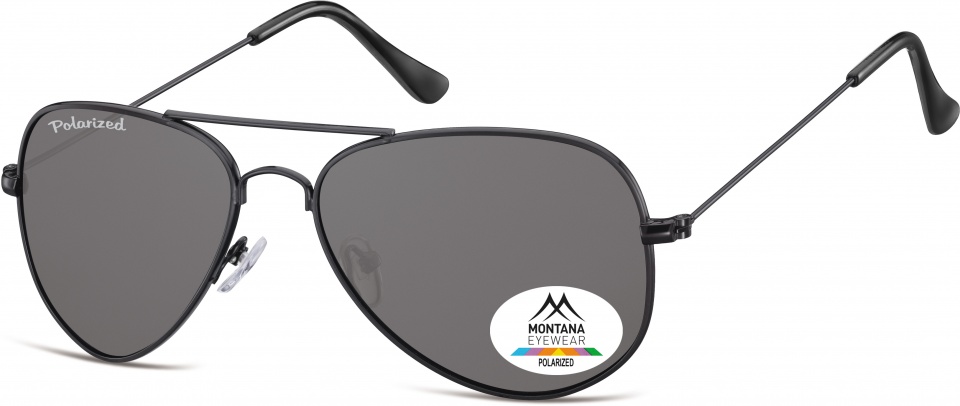 Montana unisex slnečné okuliare Aviator black (MP94F)