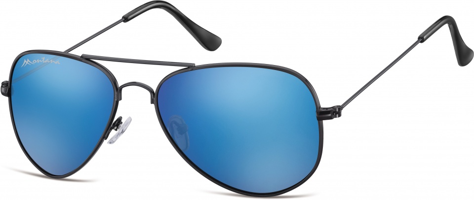 Montana unisex slnečné okuliare Aviator čierne (MS94F)