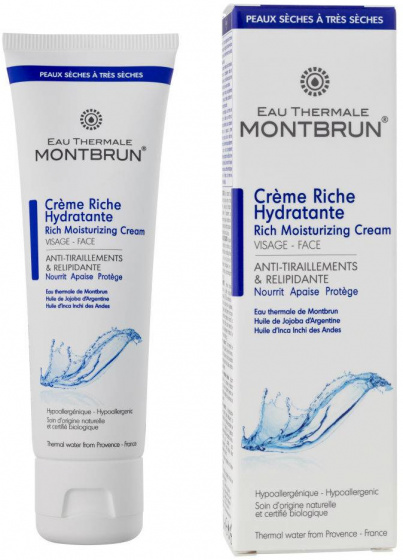 Montbrun denný a nočný krém Hydratačný krém bohatý 50 ml biely