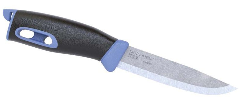 Morakniv lovecký nôž s pošvou 22,8 cm nerez/guma strieborná/modrá