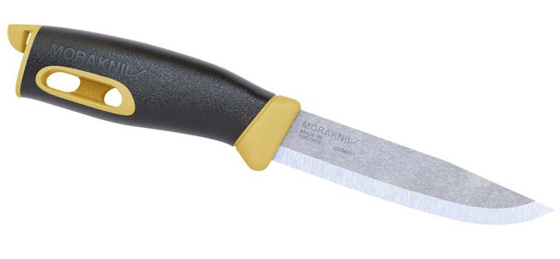 Morakniv lovecký nôž s pošvou 22,8 cm nerez/guma strieborná/žltá