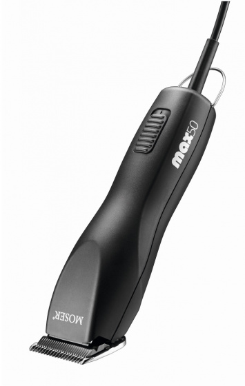 Moser nožnice na psy Max50 50W 18,5 x 4,6 cm nerezová oceľ čierna 5 dielov