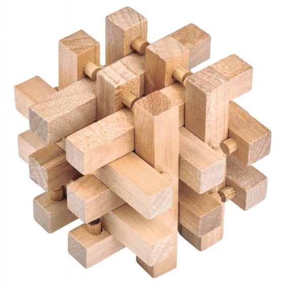 Moses 3D puzzel Rooster 6,5 cm hout blank Moses 3D puzzel Rooster 6,5 cm hout blank