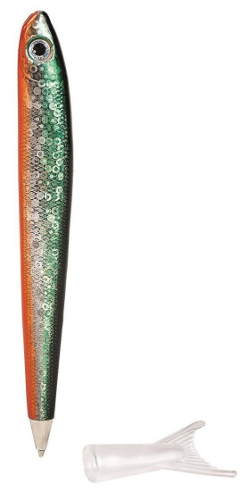 Moses balpen cook & style glittervis 14 cm groen/rood