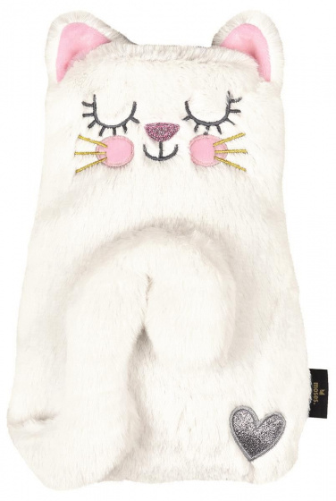Moses kruikenzak Kitty 36 x 19 cm polyester/rubber wit/roze Moses kruikenzak Kitty 36 x 19 cm polyester/rubber wit/roze
