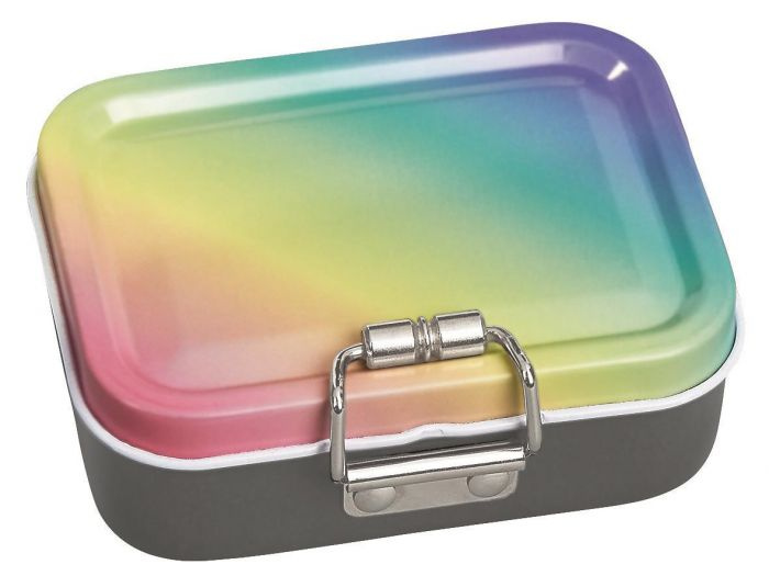 Moses mini burobox regenboog meisjes staal zwart/multi 7 delig