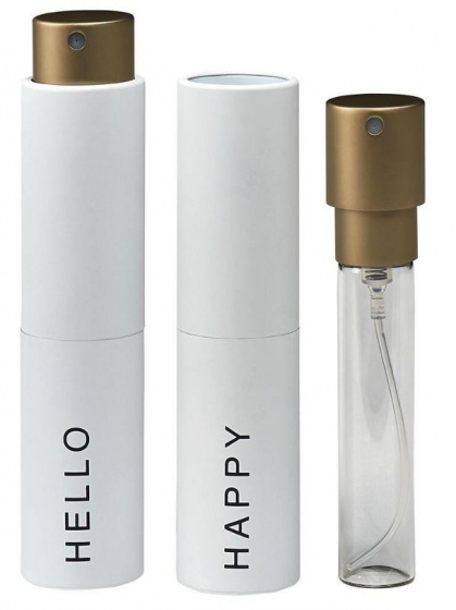 fľaštičky na parfémy cestovné 8 ml hliník/sklo biele 2 kusy