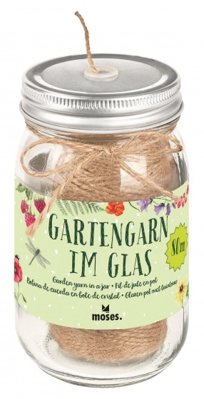 Moses tuintouw in glazen pot 13 cm