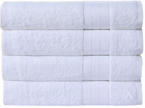 Muller Textiles osuška 50 x 100 cm bavlna biela 4 kusy