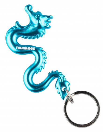bottle opener 3D Dragon blue steel 7 cm