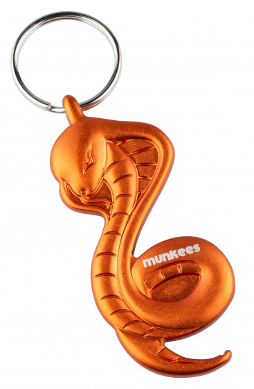 bottle opener 3D Hose orange steel 6,9 cm