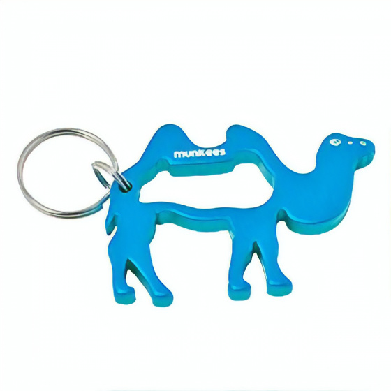 bottle opener Camel 6,5 cm steel blue