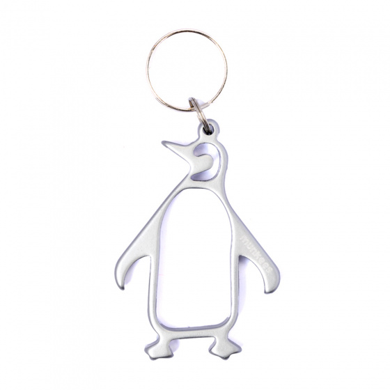 bottle opener Penguin grey steel 7 cm
