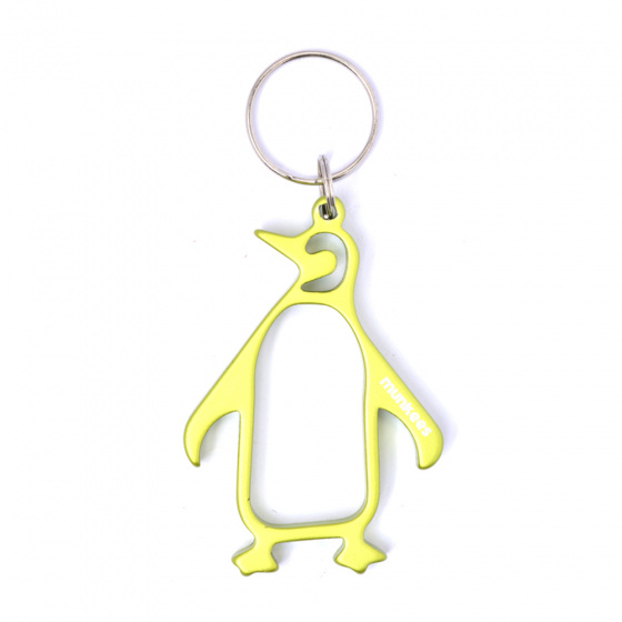 bottle opener Penguin green steel 7 cm