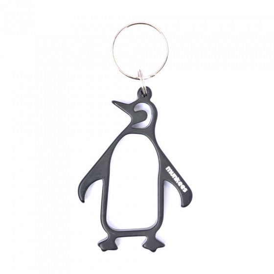 bottle opener Penguin black steel 7 cm