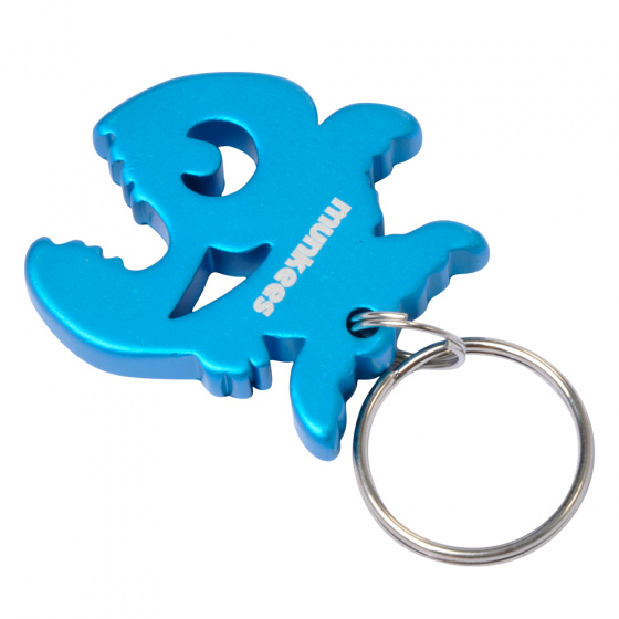 bottle opener Piranha blue steel 3,9 cm