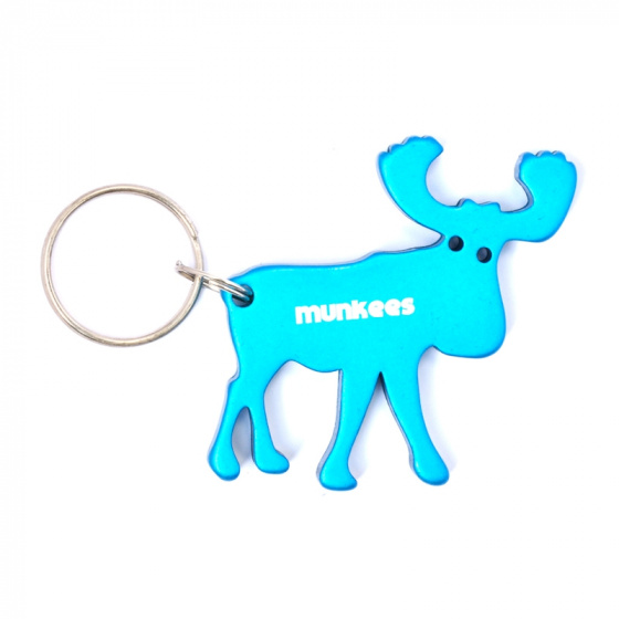 bottle opener Reindeer blue steel 5,1 cm